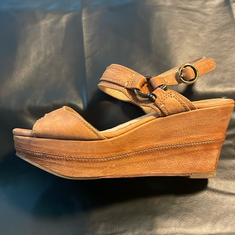 Women's Frye Carlie Sling Wedge, Size 7